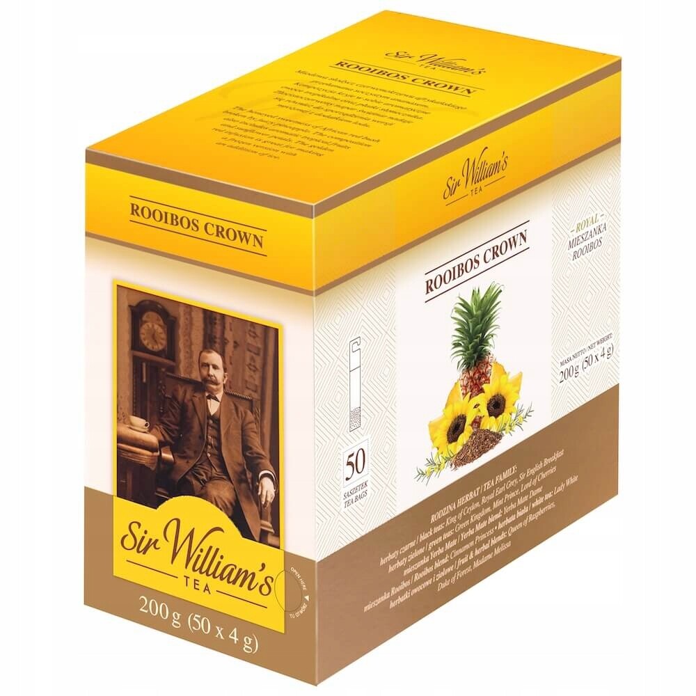 Sir Williams Royal Taste Sir William's Rooibos Crown 50 sáčků