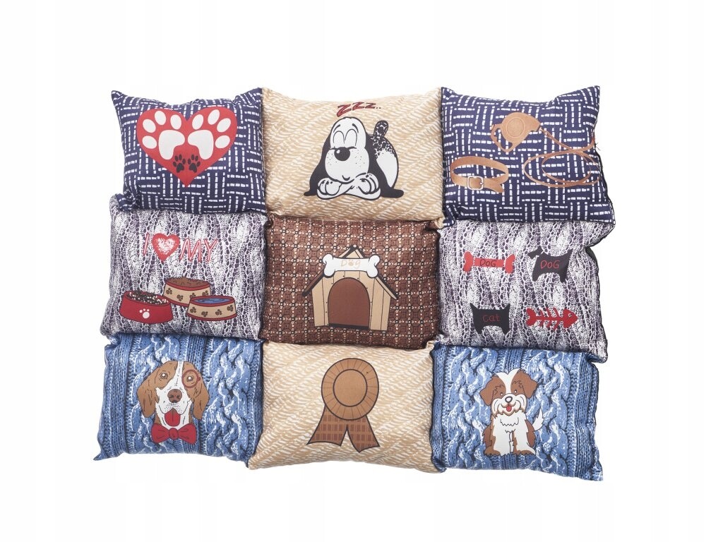 Pelíšek Pro Psa Polyester Protiskluzové 58 X 80 CM Vícebarevné