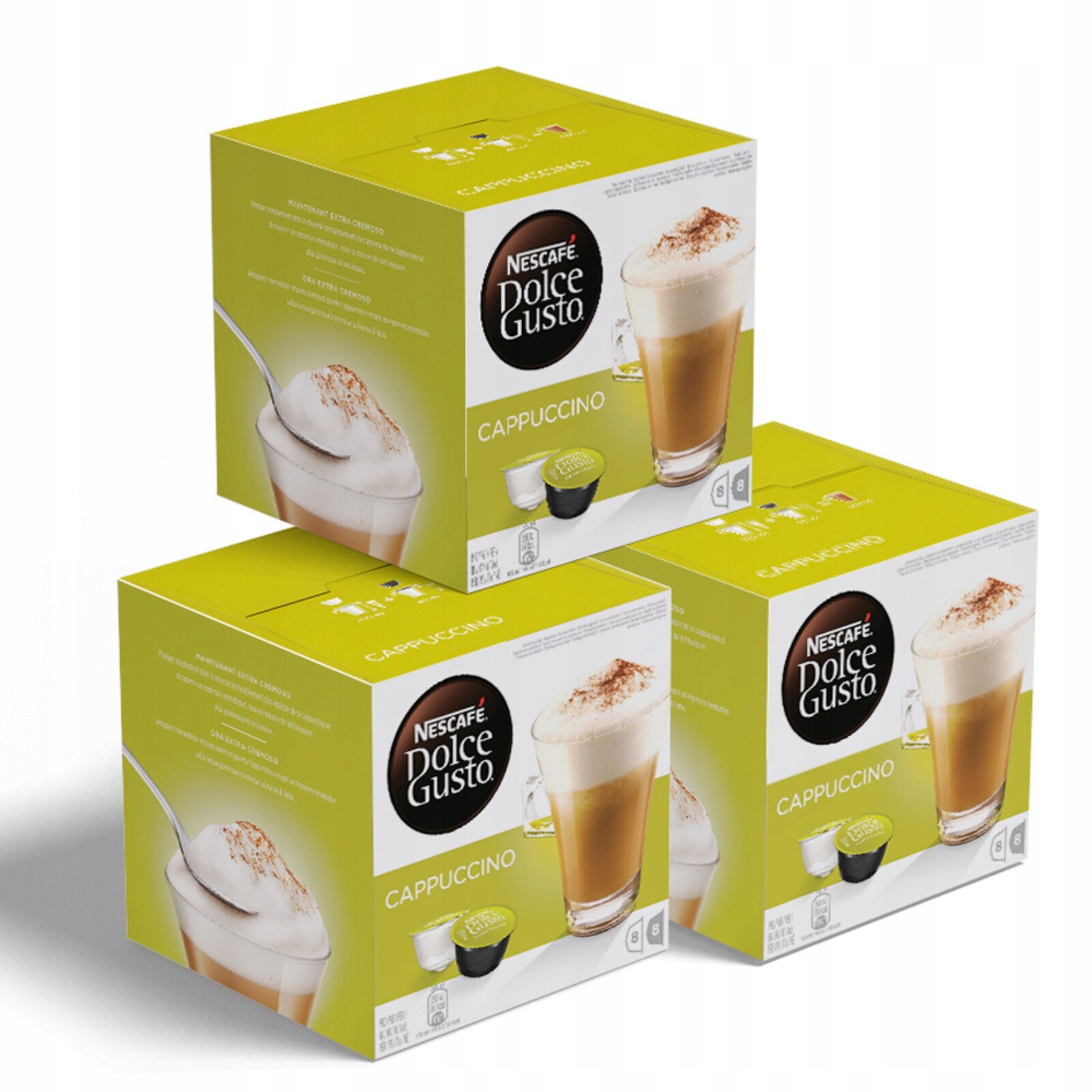 Káva v kapslích Nescafe Dolce Gusto Cappuccino 3 x 8+8 ks
