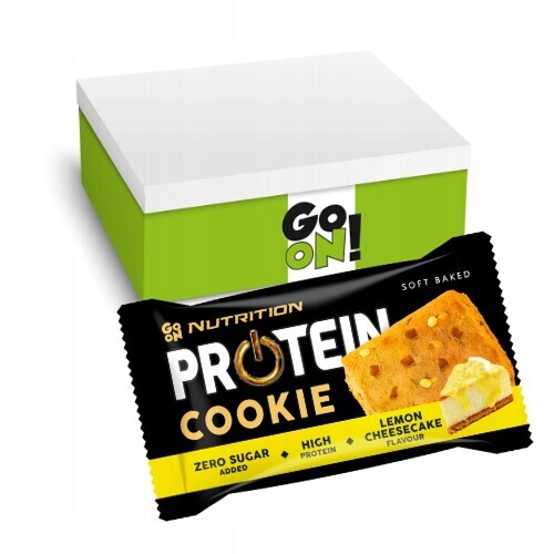 Go On Proteinové sušenky Sýr s citronem Lemon Cheesecake 50 g*18 kusů Proteinů