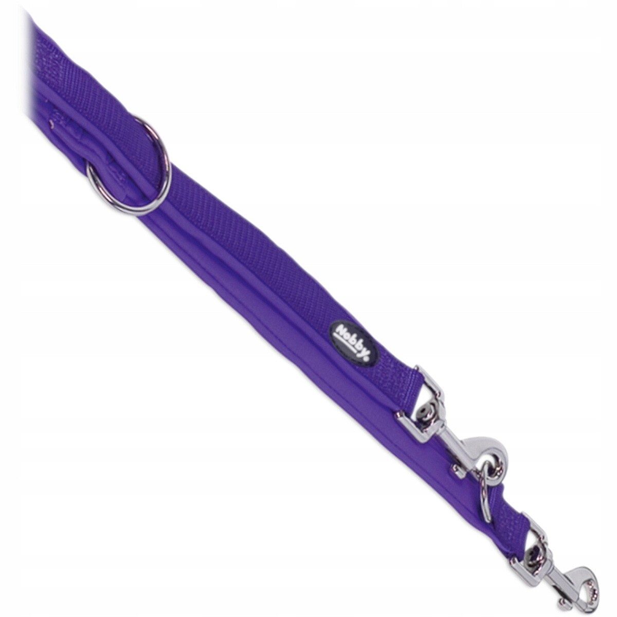 Vodítko Nobby páska neopren Classic Preno 200 cm 20/25 přepínací fialová