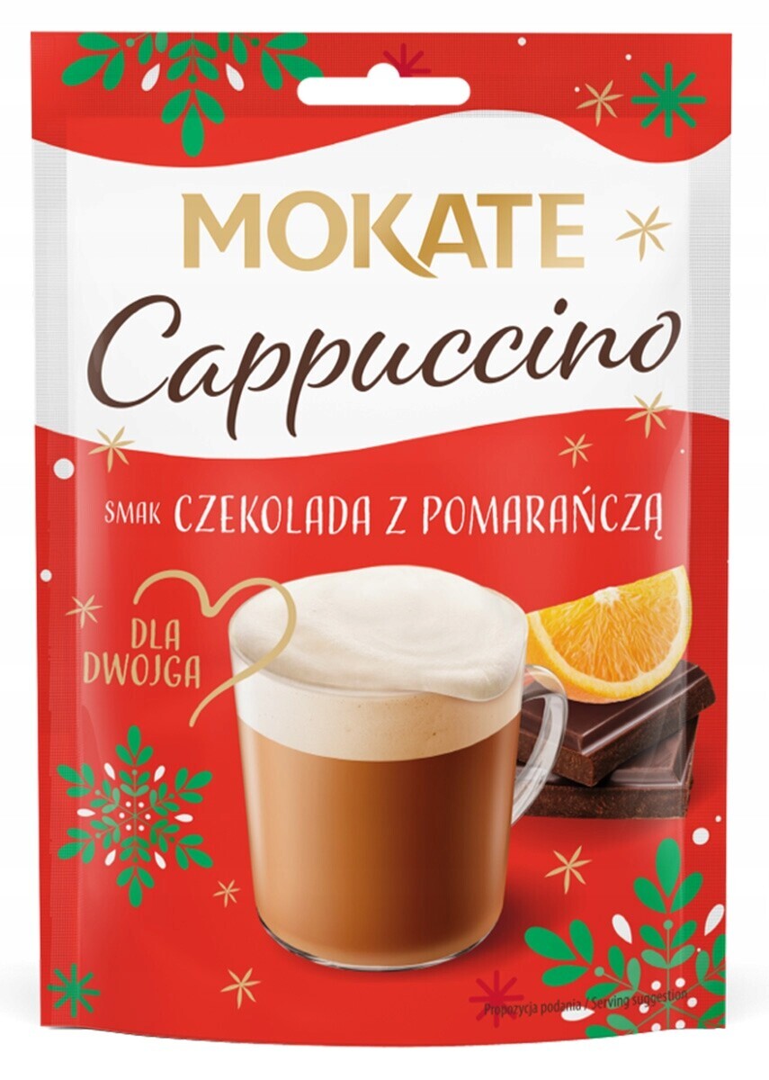 22 x Mokate Cappuccino Čokoláda S Pomerančem Dezertní pěna 40 g