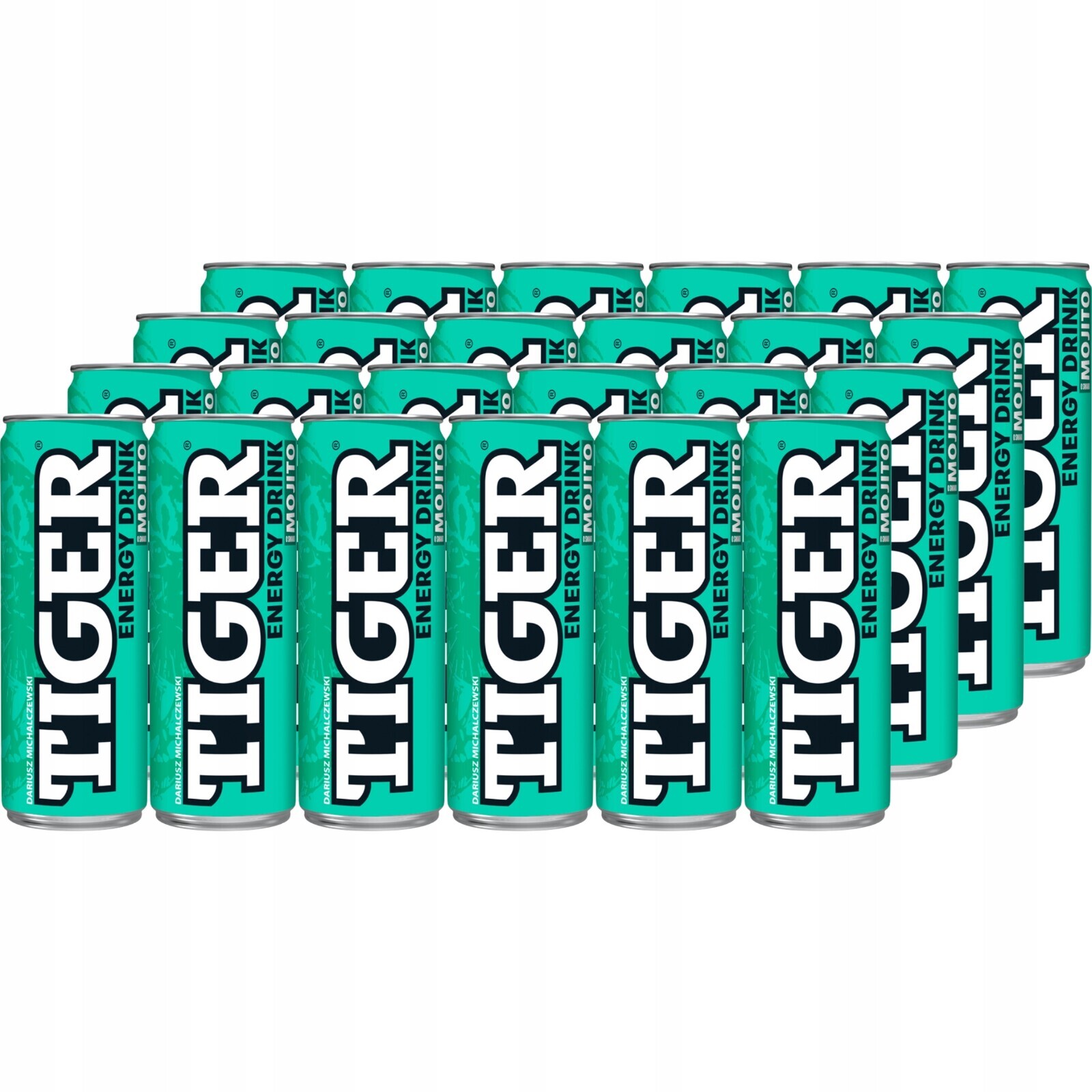 Tiger Sycený energetický nápoj s příchutí mojito 250 ml x 24 kusů