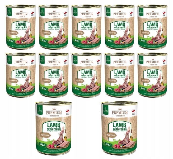 Krmivo krmivo pro psy Jehněčí králík 12x400g