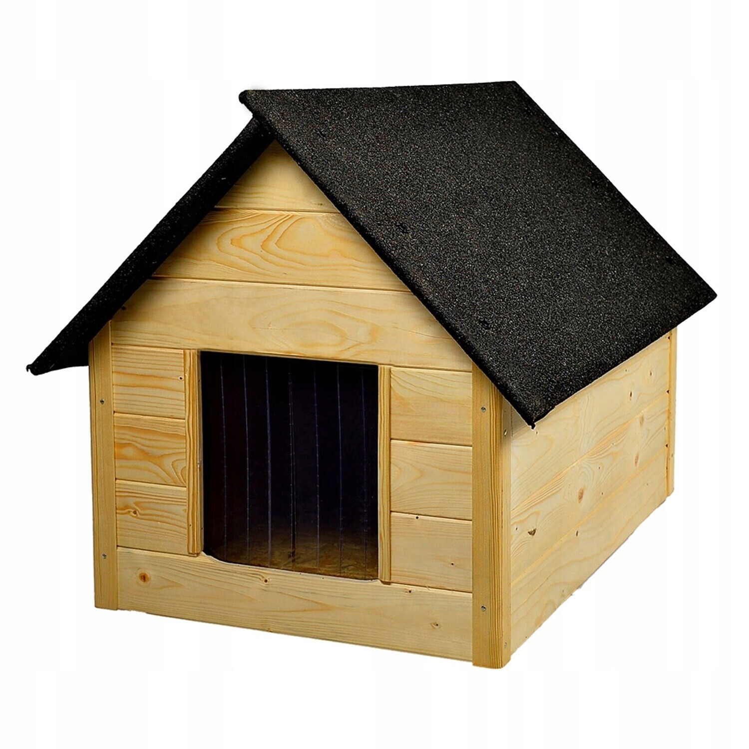 Bouda pro velkého psa, velká, zateplená, dřevěná, velikost XL, k sestavení a vymalování