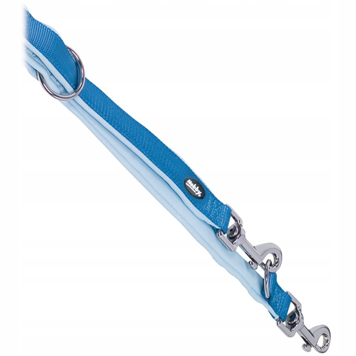 Vodítko Nobby páska neopren Classic Preno 200 cm 25/35 přepínací modrá