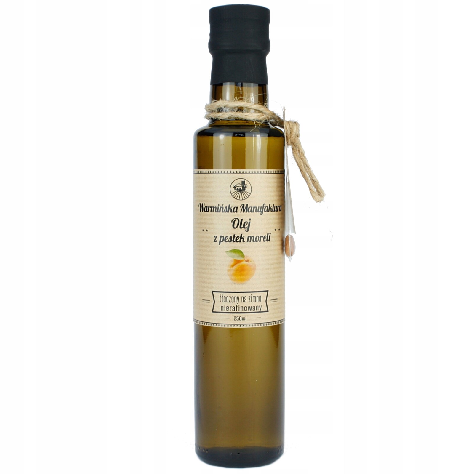 Olej z meruňkových jader 500 ml Warmińska Manufaktura