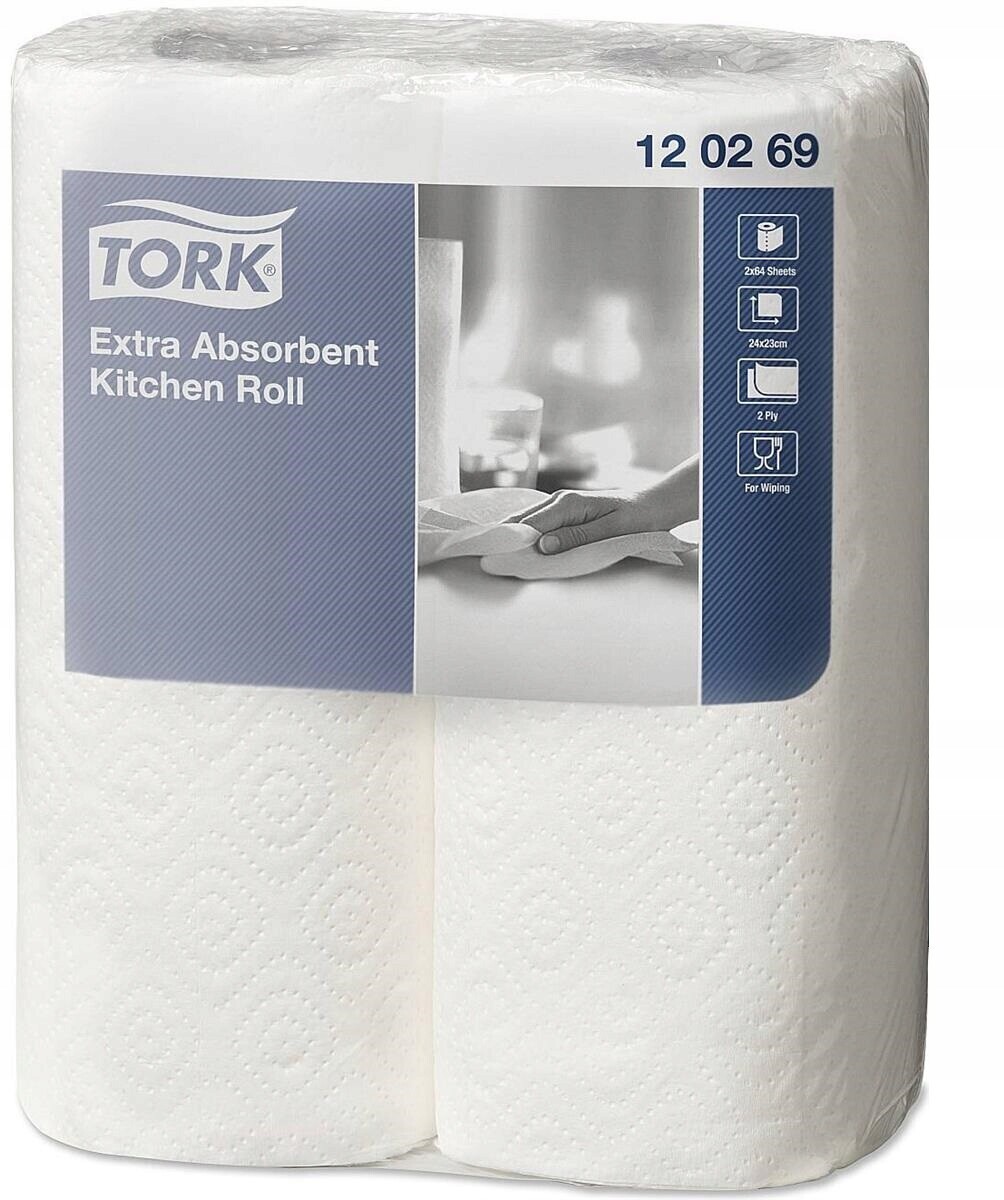 Papírový ručník Tork v balení 2 ks, bílý