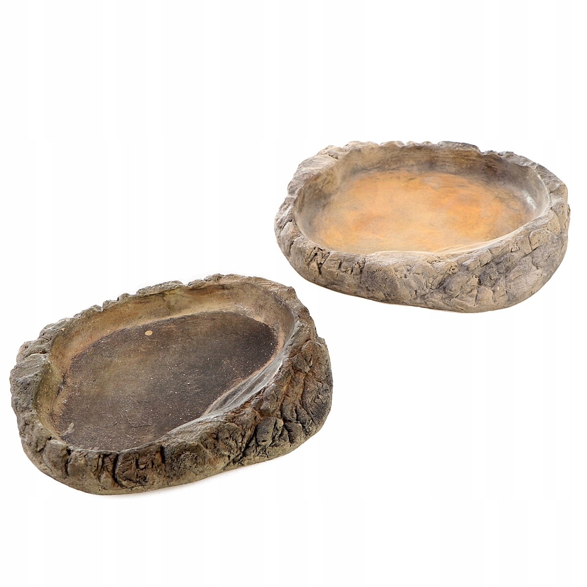 Plochá Miska Na Krmivo A Vodu Do Pouštního Terária Imitace Skály