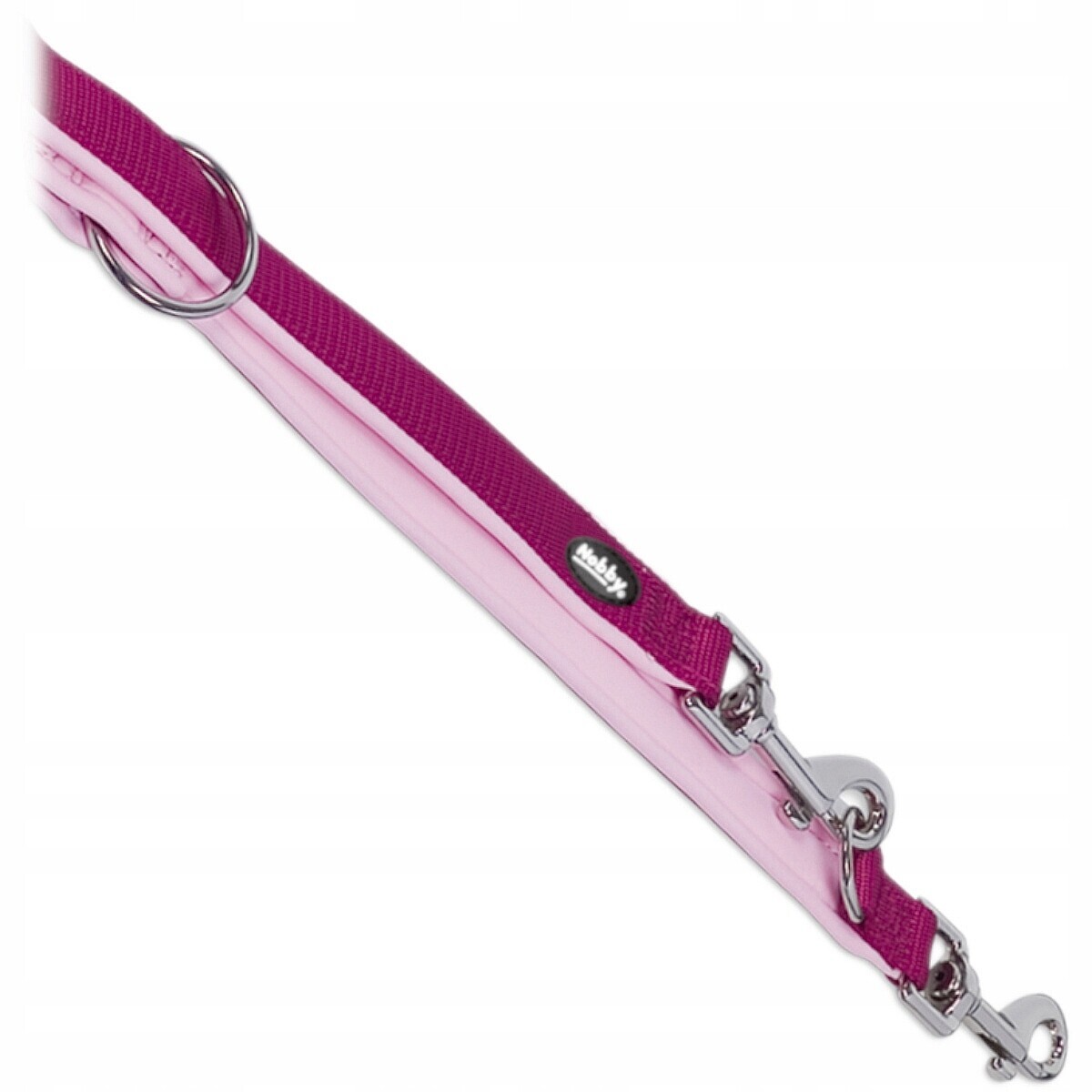 Vodítko Nobby páska neopren Classic Preno 200 cm 25/35 přepínací malinová