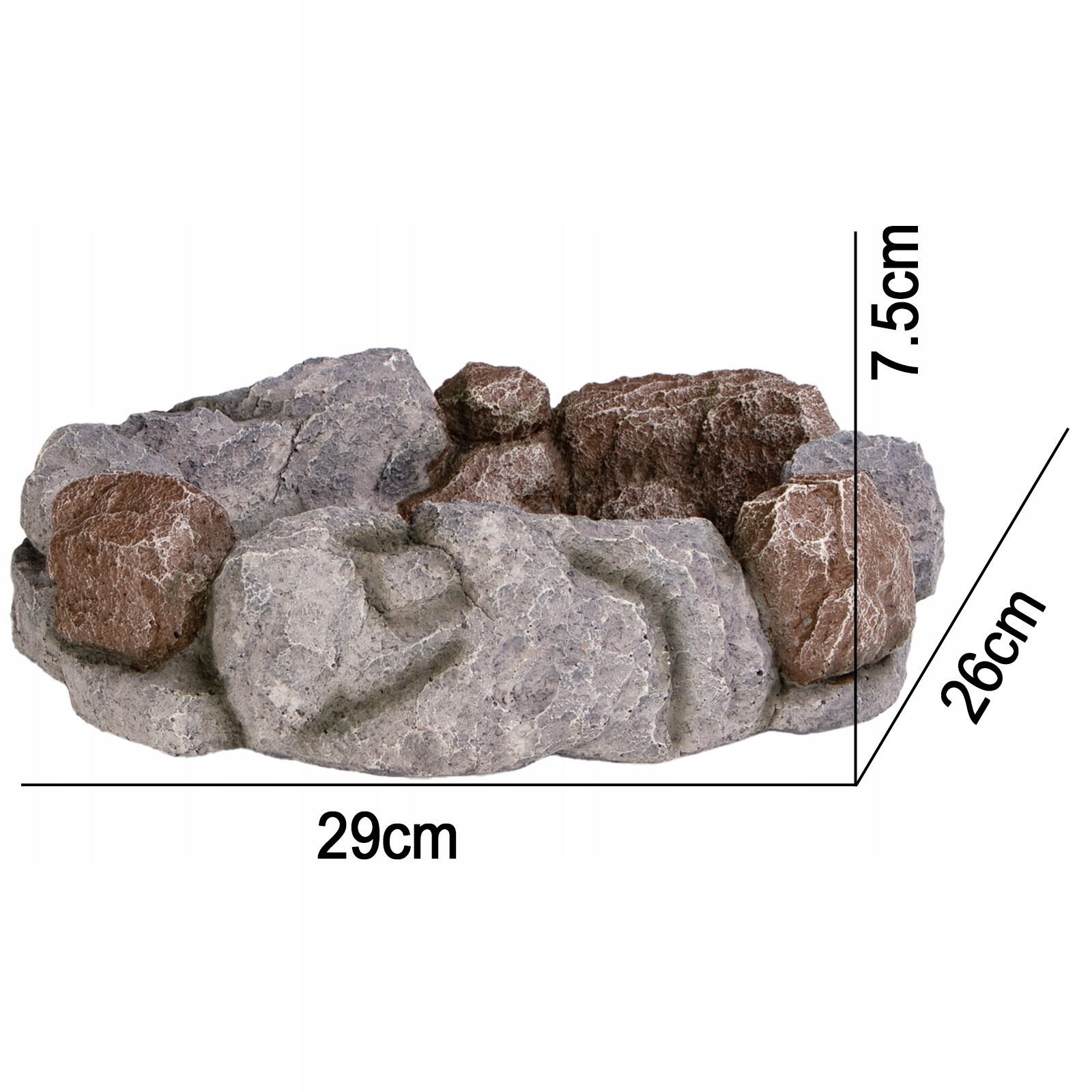 Velká Miska Do Terária Pro Větší Plazy, Obojživelníky, Želvy, Kámen 29