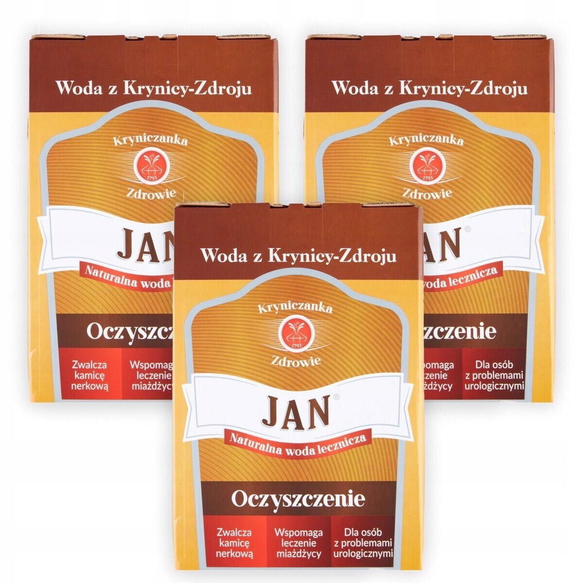 Léčivá voda Jan Očista 3 l x 3 kusů