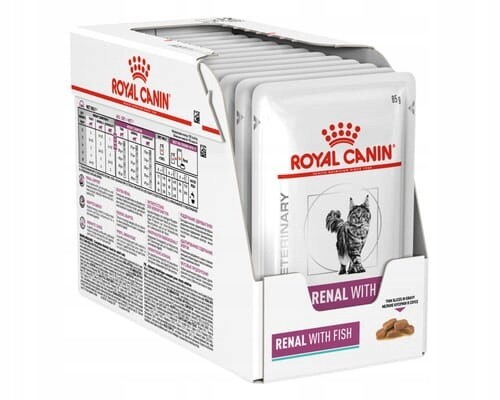 Royal Canin Cat Renal Fish 12x85 g Mokré Krmivo Pro Kočky Set