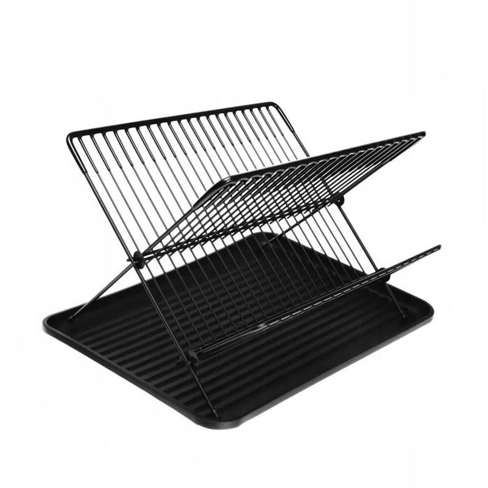 odkapávač 43x32x25,5cm na nádobí, černý Al/plast_EXTPLASTIMEX