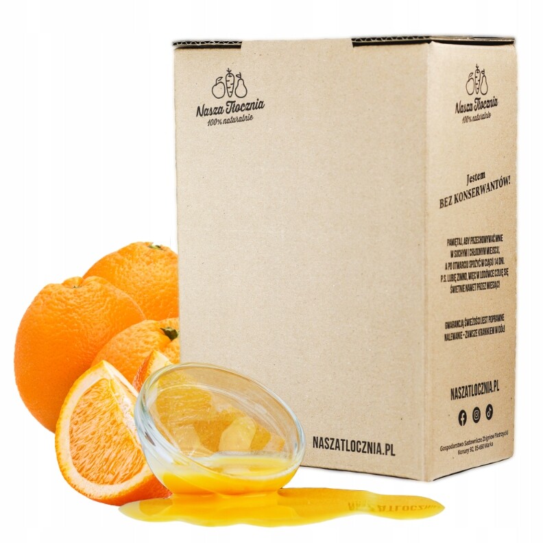 Protlak 100% Pomeranč oranžový pyré z pomeranče bez cukru 3 kg