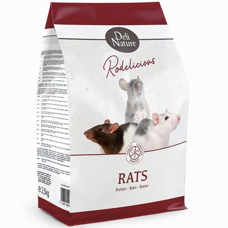 Deli Nature Rodelicious Rats – směs pro potkany ovocno-zeleninovou 2,5k