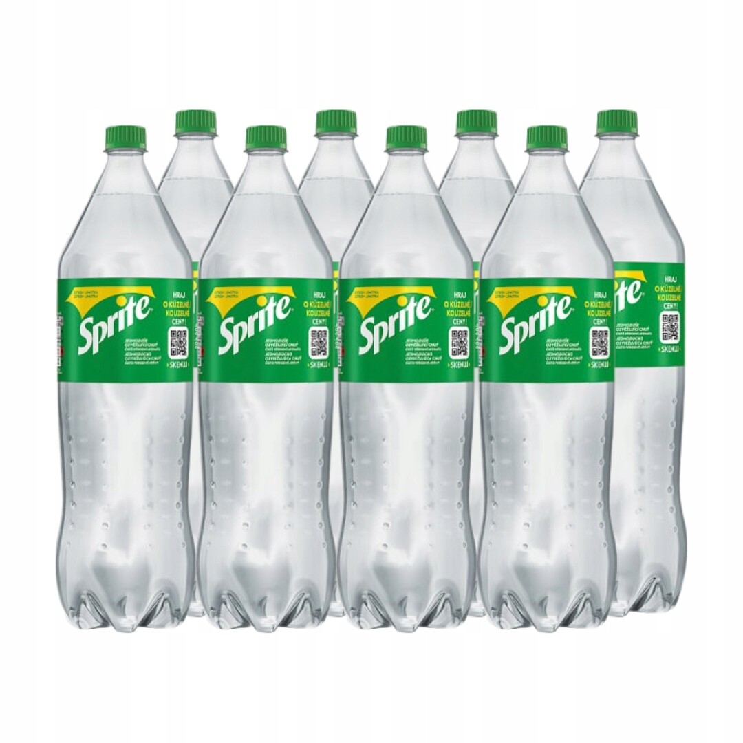 Sprite 8x 2l perlivý nápoj citron-limetka