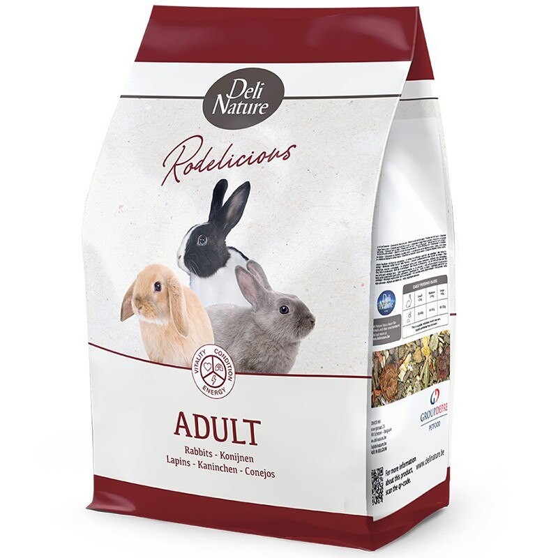 Deli Nature Rodelicious Adult Rabbits – směs pro dospělé králíky 2,
