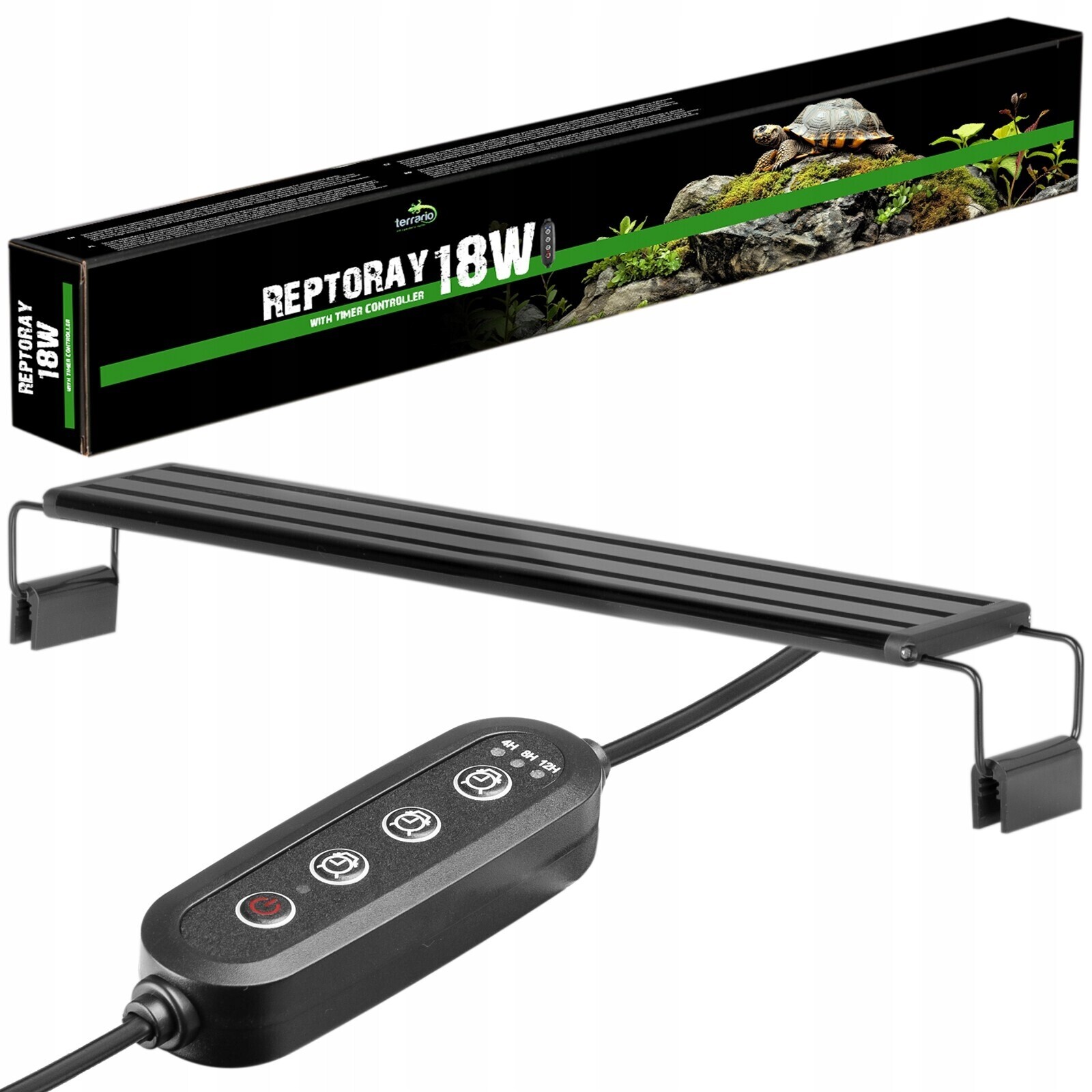 Led Lampa Terárium 70 CM Časový Programátor Rostliny Plazi Obojživelníci Fotosyntéza