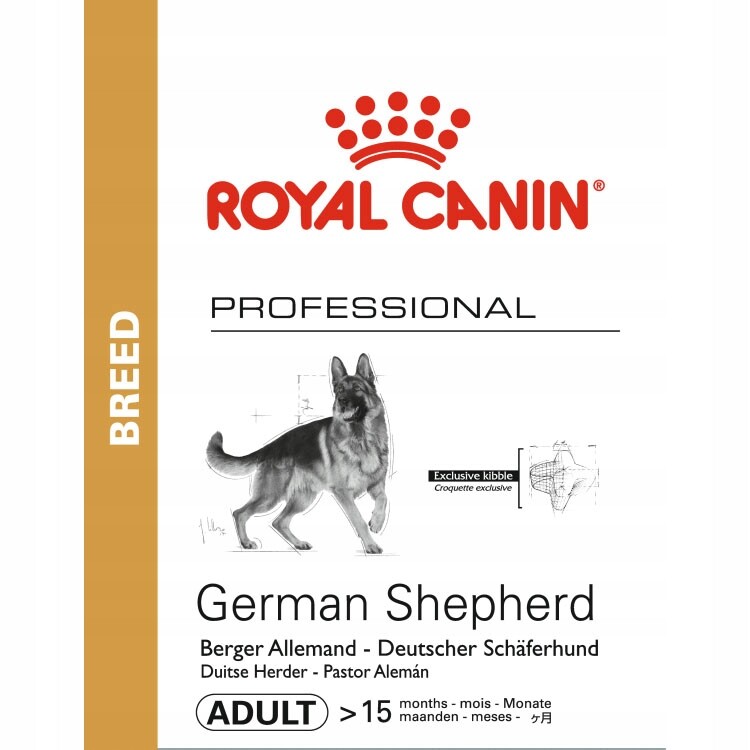 Royal Canin Německý Ovčák Dospělý 16 kg od 15 měsíců
