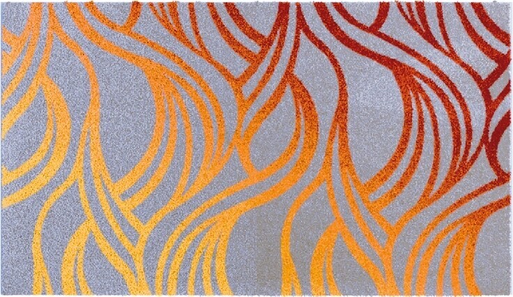 GRUND MAYRA - Koupelnová předložka oranžová Rozměr: 60x100 cm