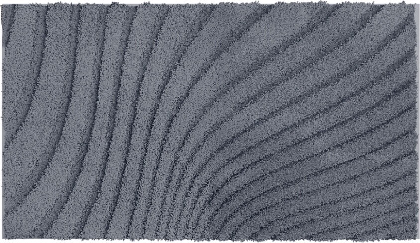 GRUND CAFFI - Koupelnová předložka antracitová Rozměr: 60x100 cm