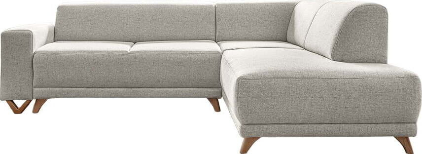 Béžová rozkládací/s úložným prostorem rohová pohovka (pravý roh/do L) Classy Sophie – Miuform