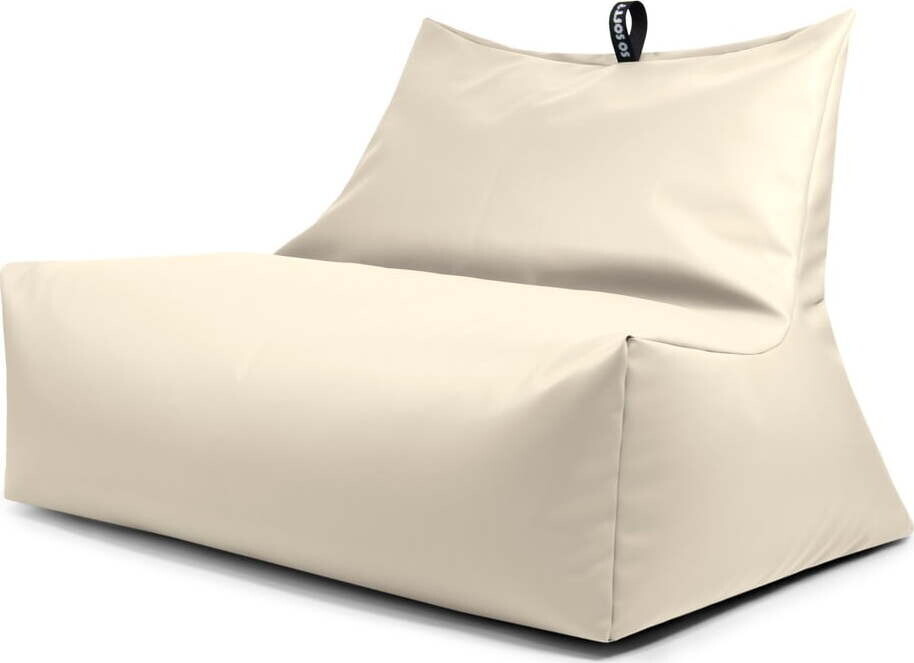 Béžový sedací vak z imitace kůže Icy Sofa – So Soft?
