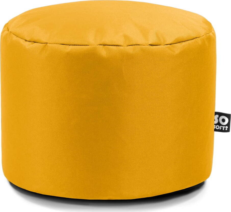 Žlutý dětský sedací vak Dot M – So Soft?