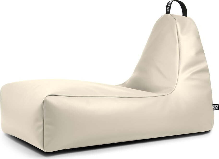 Béžový sedací vak z imitace kůže Chill XXL – So Soft?