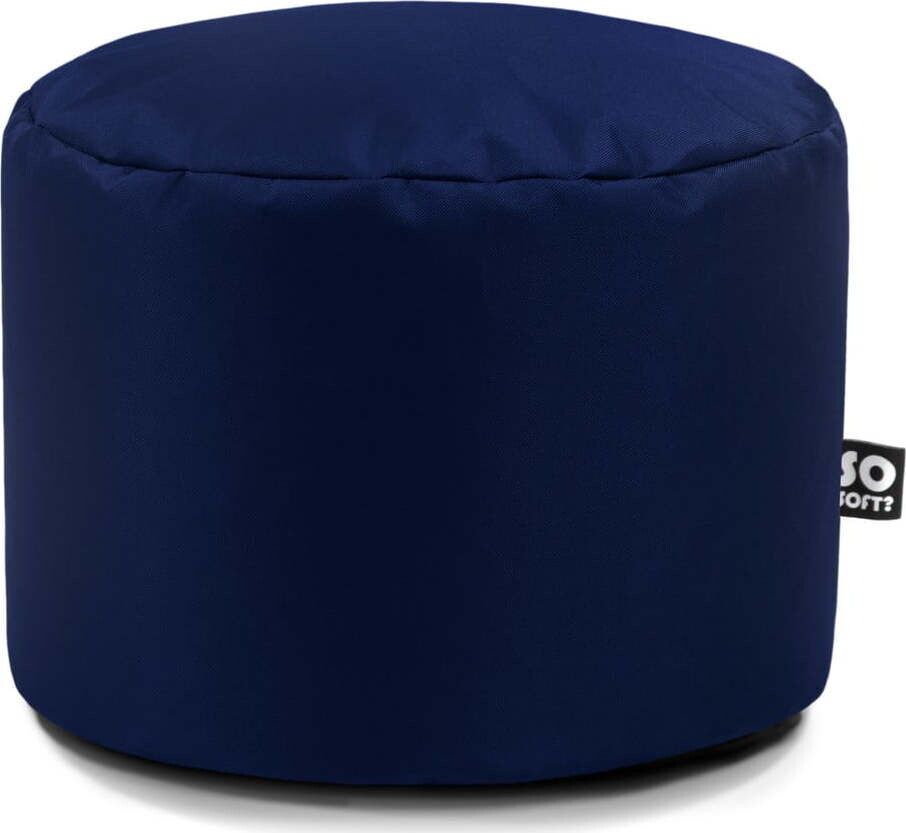 Tmavě modrý dětský sedací vak Dot M – So Soft?
