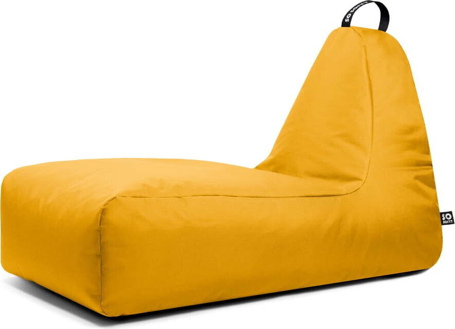 Žlutý sedací vak Chill XXL – So Soft?