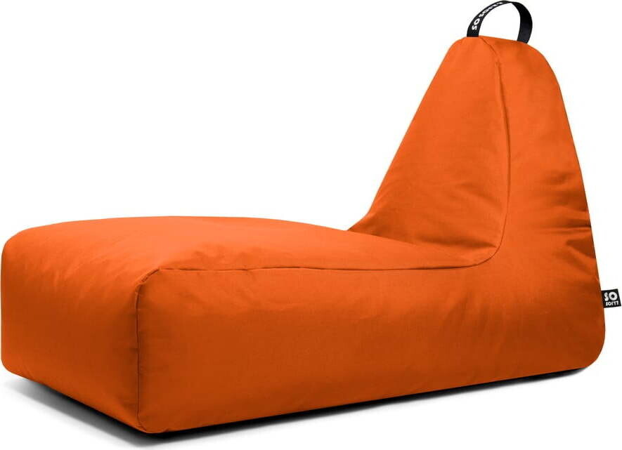 Oranžový sedací vak Chill XXL – So Soft?