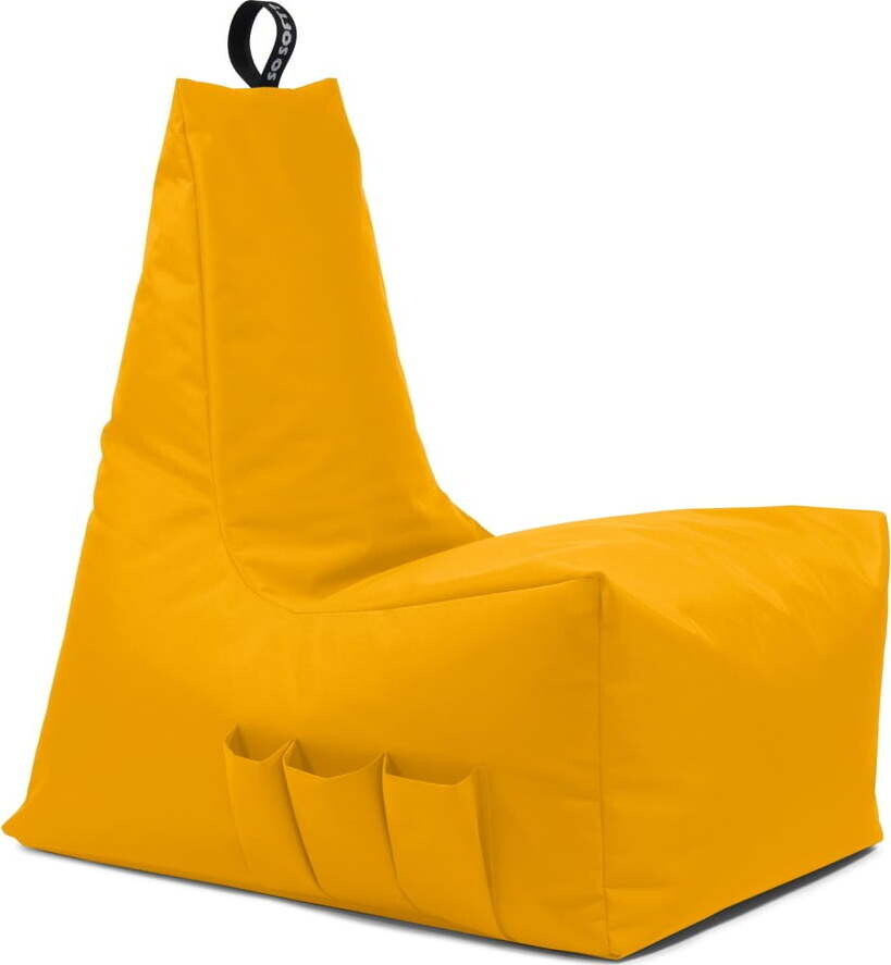 Žlutý sedací vak Icy Gamer XL – So Soft?
