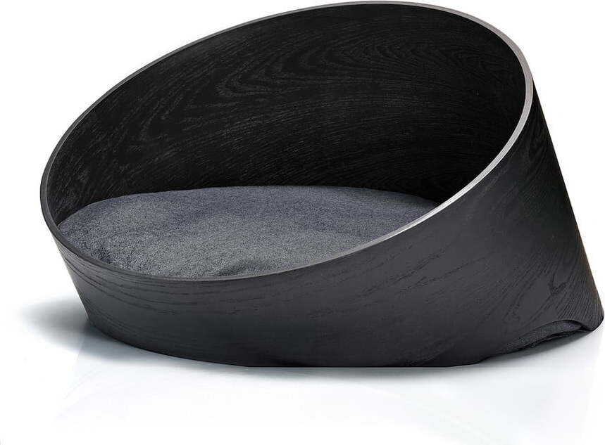 Černý pelíšek pro domácího mazlíčka 75x60 cm Covo Ash Black/Anthracite S – MiaCara