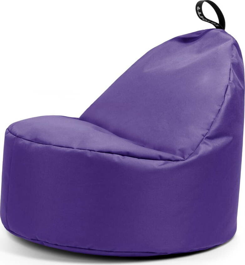 Fialový dětský sedací vak Round M – So Soft?