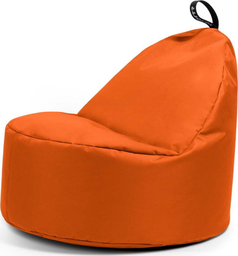 Oranžový sedací vak Round XL – So Soft?