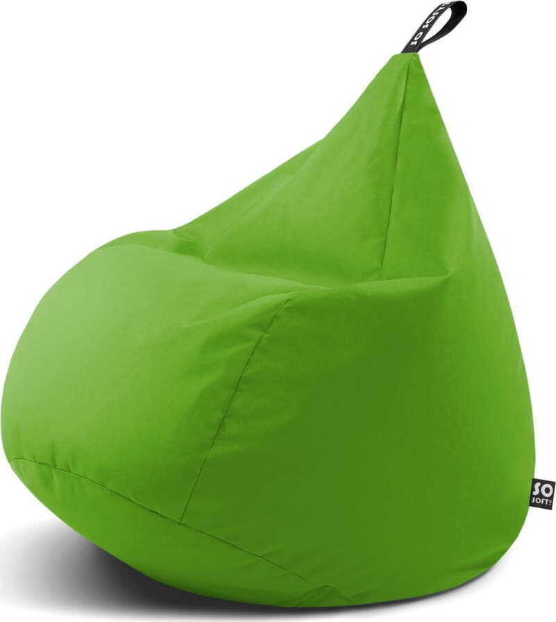 Zelený sedací vak Drop L – So Soft?