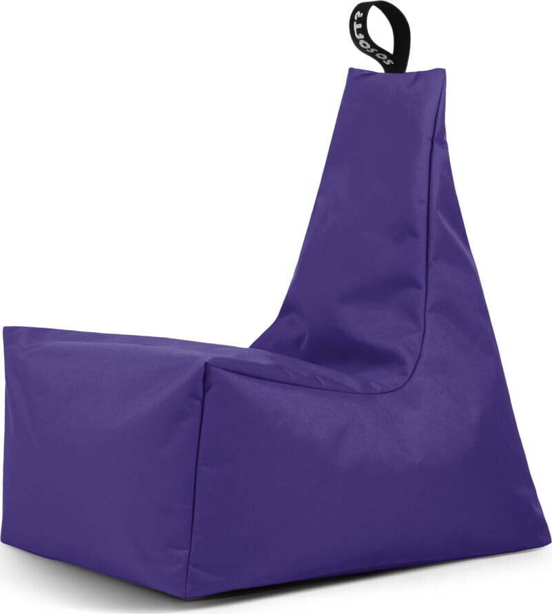 Fialový sedací vak Icy XL – So Soft?
