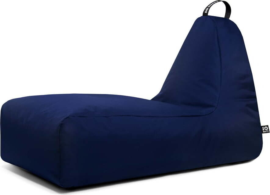 Tmavě modrý sedací vak Chill XXL – So Soft?