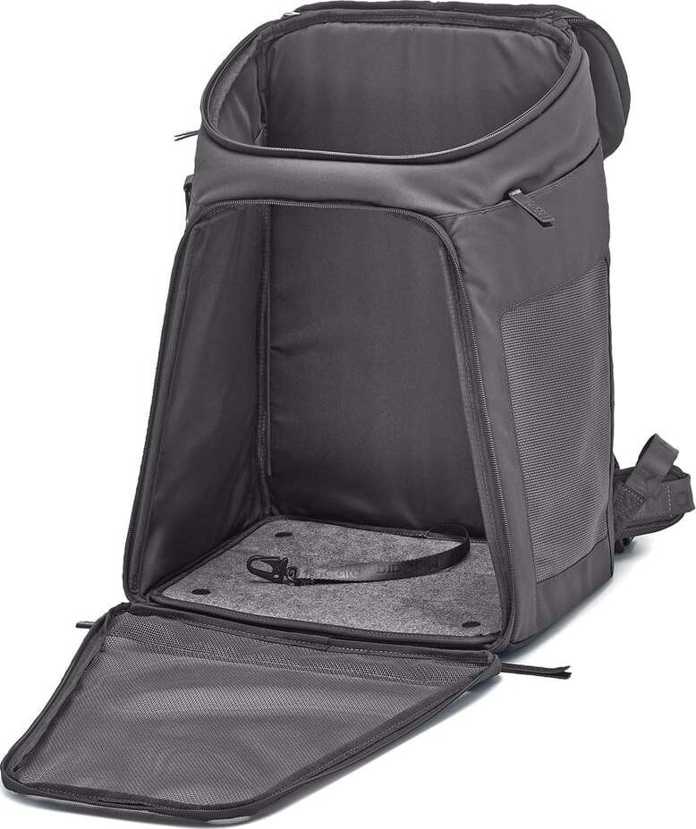 Tmavě šedý batoh pro domácího mazlíčka 27x35 cm Zaino Asphalt – MiaCara