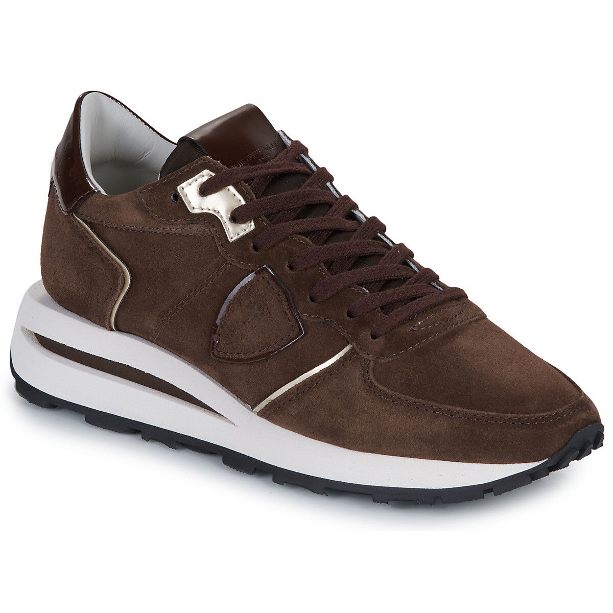 Philippe Model  TROPEZ HAUTE LOW WOMAN  Hnědá