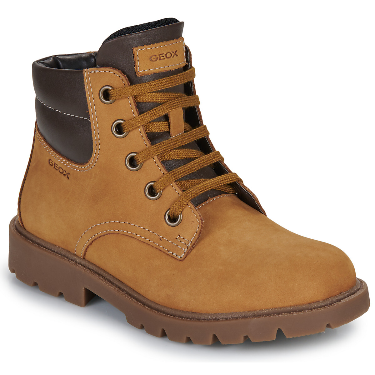 Geox  J SHAYLAX BOY  Hnědá