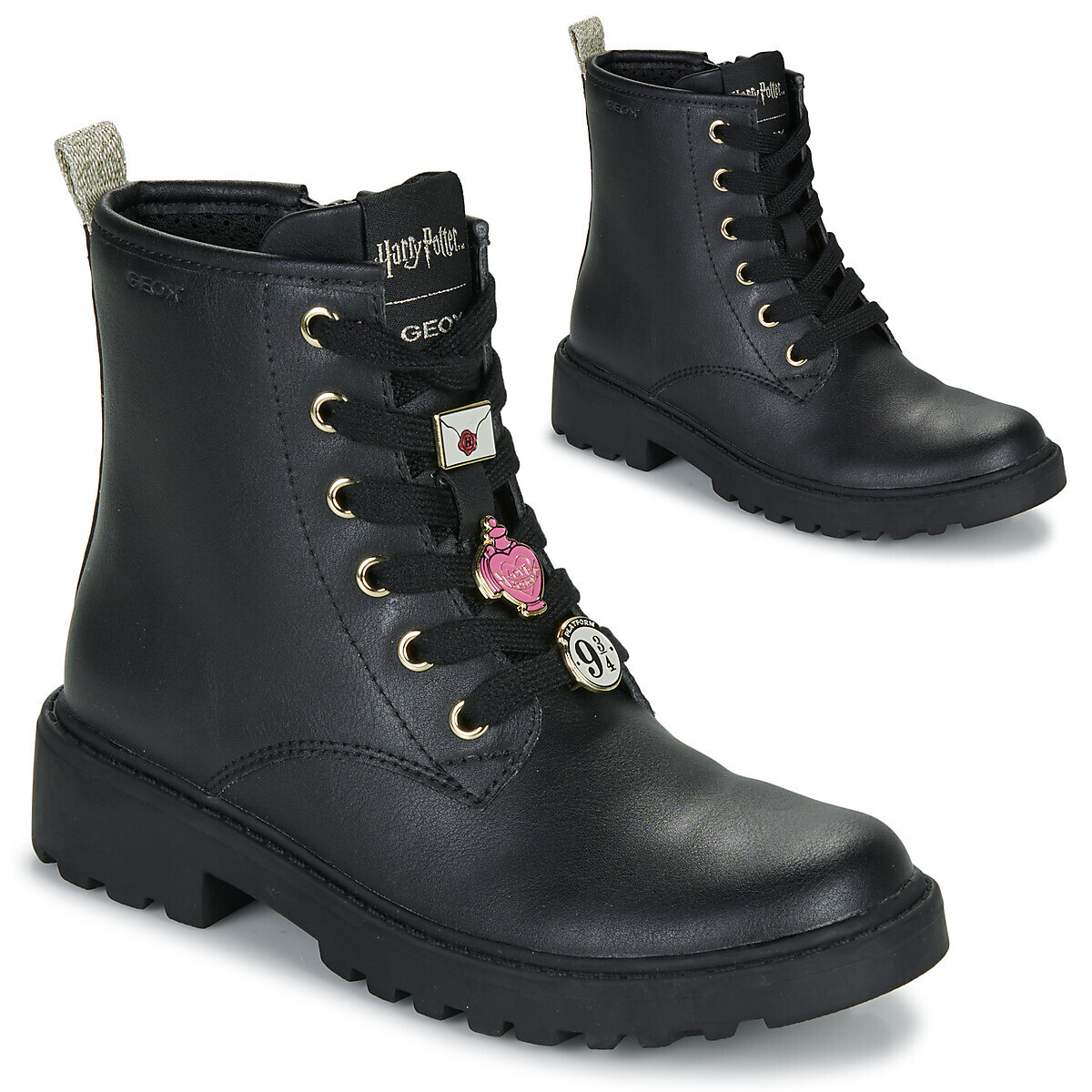 Geox  J CASEY GIRL HARRY POTTER  Černá