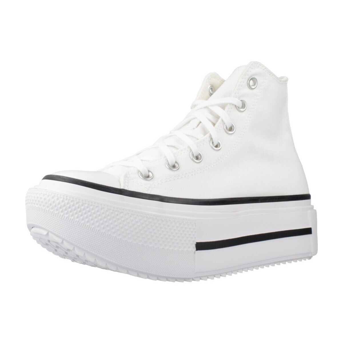 Converse  CHUCK TAYLOR ALL STAR LIFT DOUBLE STACK  Bílá