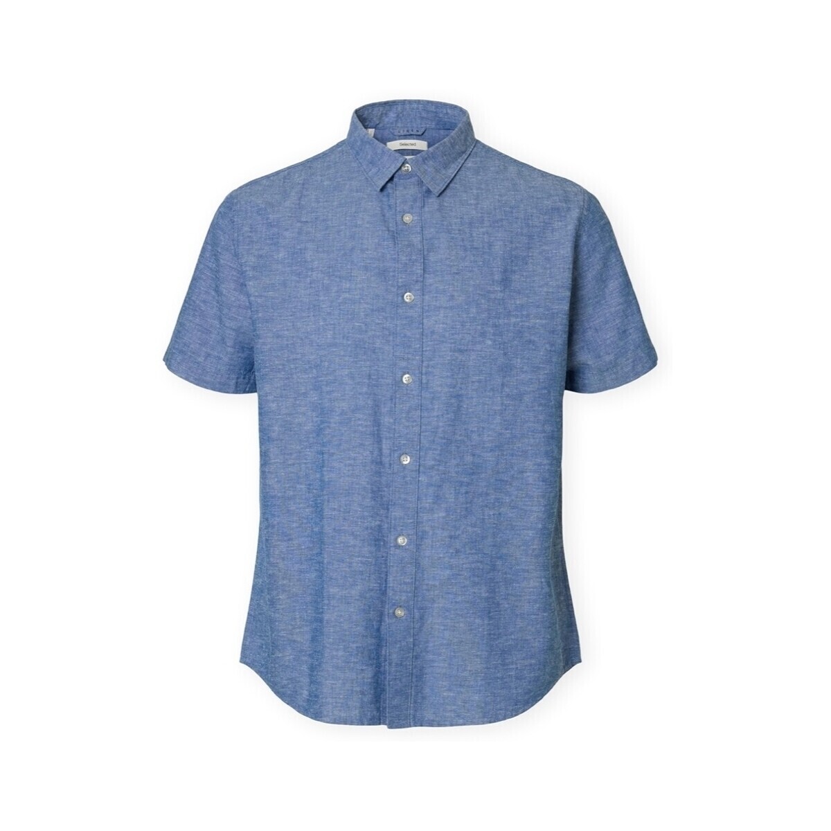 Selected  Noos Reg-Sun Shirt - Medium Blue Denim  Modrá