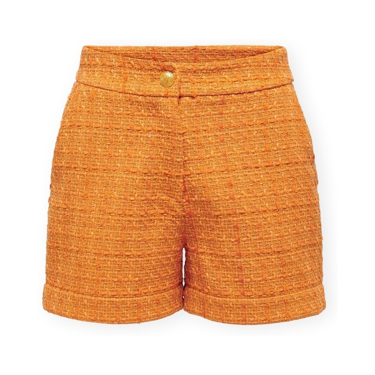 Only  Billie Boucle Shorts - Apricot  Oranžová