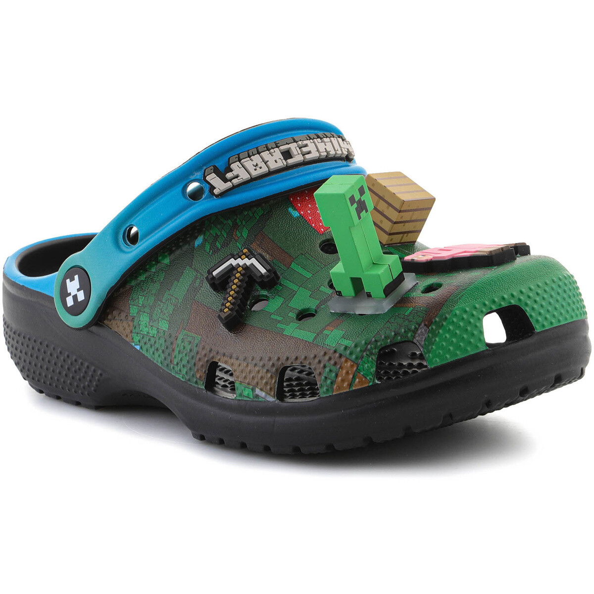 Crocs  Classic Minecraft Clog Kids Multi 210830-90H Multi  Černá