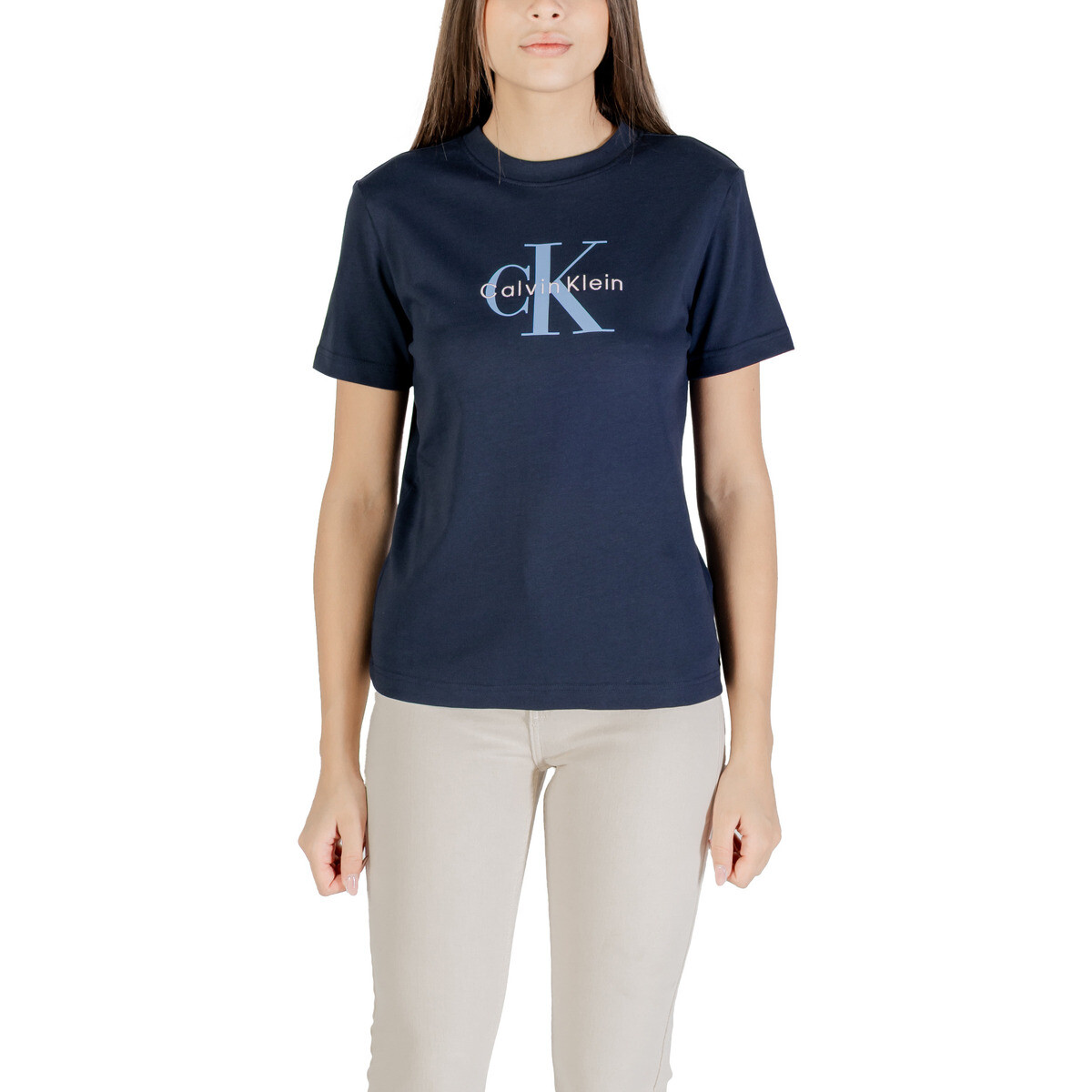Calvin Klein Jeans  HERO SS CLASSIC MONO LV047B865G  Modrá