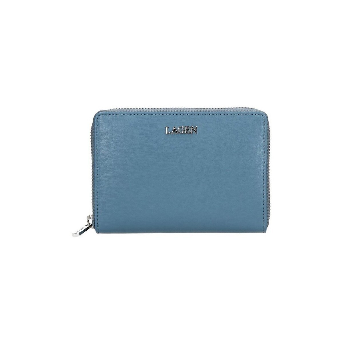 Lagen  50309 světle modrá dámská kožená peněženka  Modrá